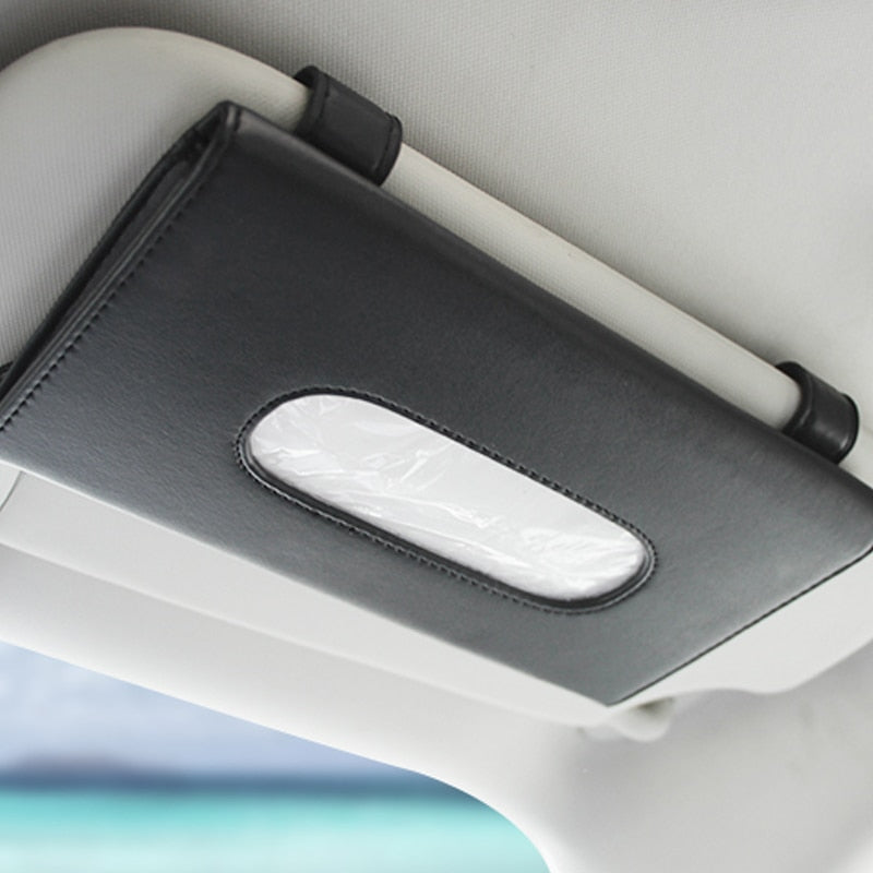 Car Tissue Box Holder – Sun Visor & Interior Organizer