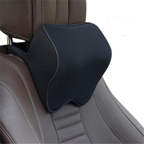 Car Neck Support Pillow – Memory Foam Headrest Cushion
