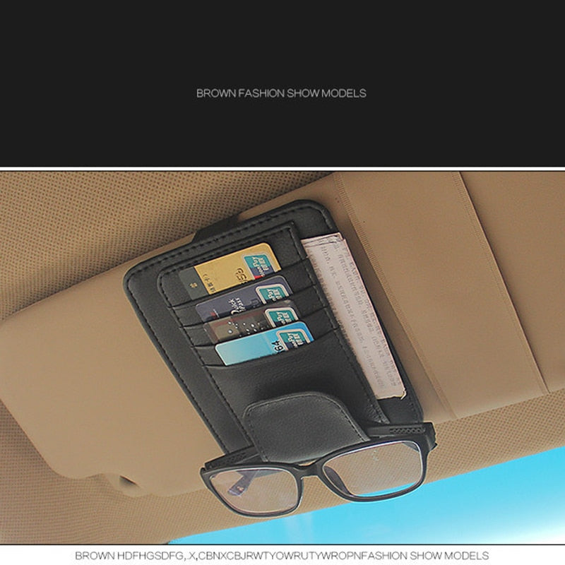 Car Sun Visor Organizer – Multi-Purpose Storage Holder