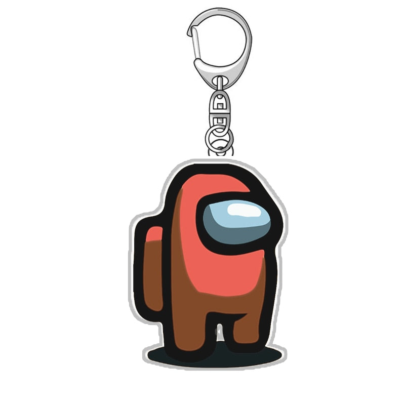 Among Us Acrylic Keychain – Colorful Car & Keychain Accessory