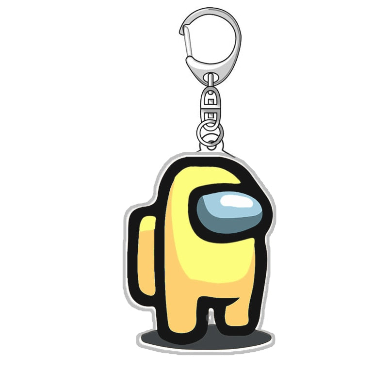 Among Us Acrylic Keychain – Colorful Car & Keychain Accessory