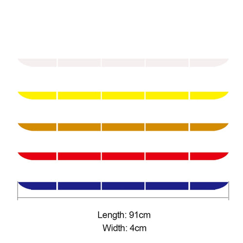 5PCS Car Reflective Warning Stickers – High-Visibility Safety Reflector Tape