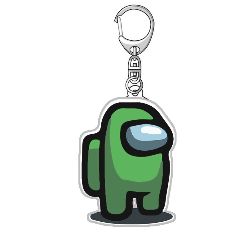 Among Us Acrylic Keychain – Colorful Car & Keychain Accessory