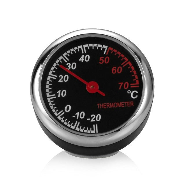 Mini Car Digital Clock – Thermometer & Hygrometer Dashboard Display