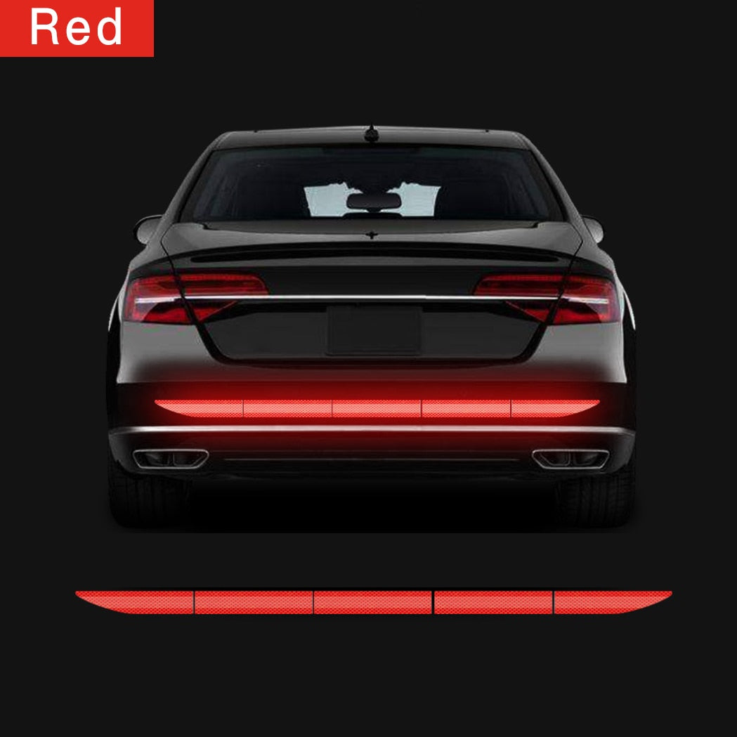 5PCS Car Reflective Warning Stickers – High-Visibility Safety Reflector Tape