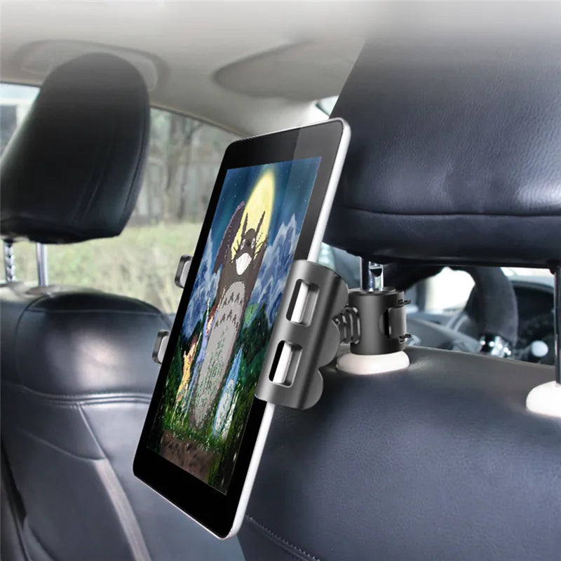 Car Headrest Tablet & Phone Holder – 4–11"
